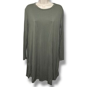 Piko 1988 Women’s Long Sleeve Tunic Green Size Large